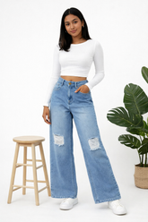 Ladies Patch Denim