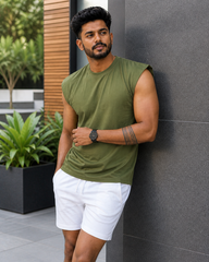 220 GSM ARM CUT T-SHIRT