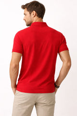 Collar T-shirts - Red