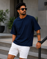 240 GSM Unisex Oversized - Navy Blue