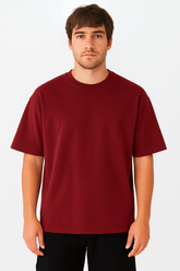 190 GSM Oversized - Maroon