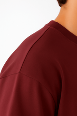 190 GSM Oversized - Maroon
