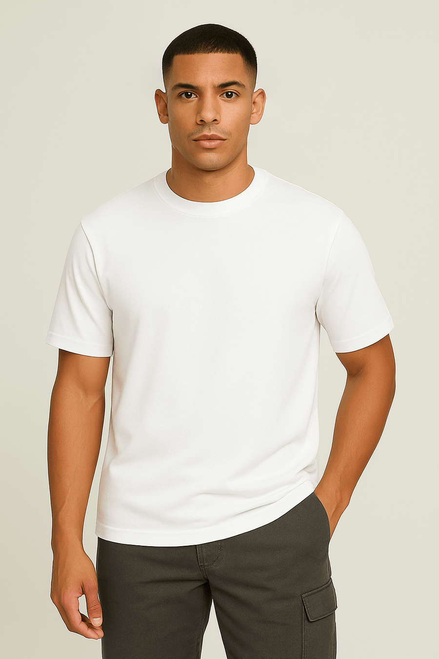 190 GSM Regular Fit - White