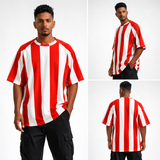 Pop Corn Stripe Oversized T-shirt
