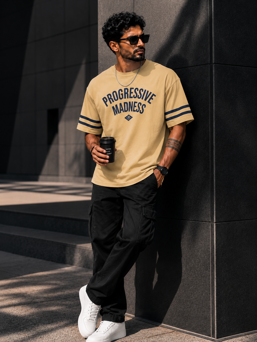 'Progressive Madness' Oversized T-Shirt