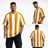 Pop Corn Stripe Oversized T-shirt