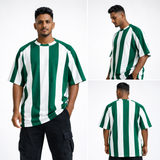 Pop Corn Stripe Oversized T-shirt