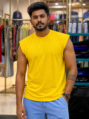220 GSM ARM CUT T-SHIRT