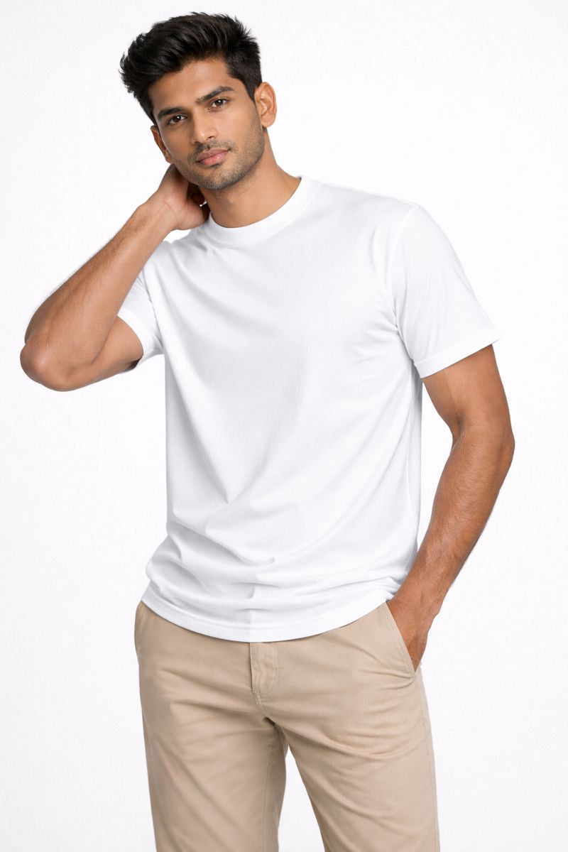 220 GSM Regular Fit - White