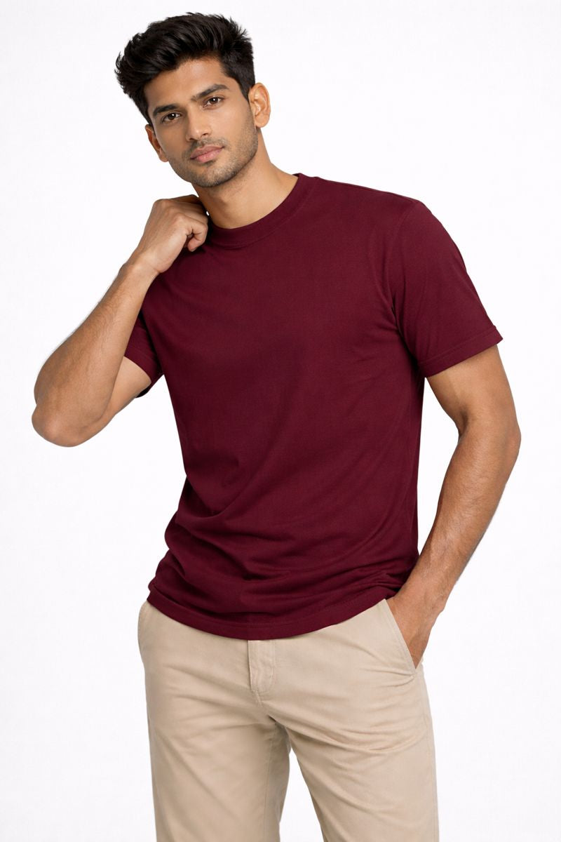 220 GSM Regular Fit - Maroon