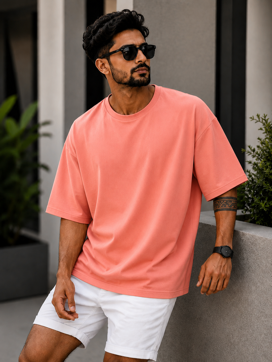 240 GSM Unisex Oversized - Peach