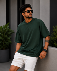 240 GSM Unisex Oversized - Dark Green