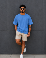 240 GSM Unisex Oversized - Mid Blue