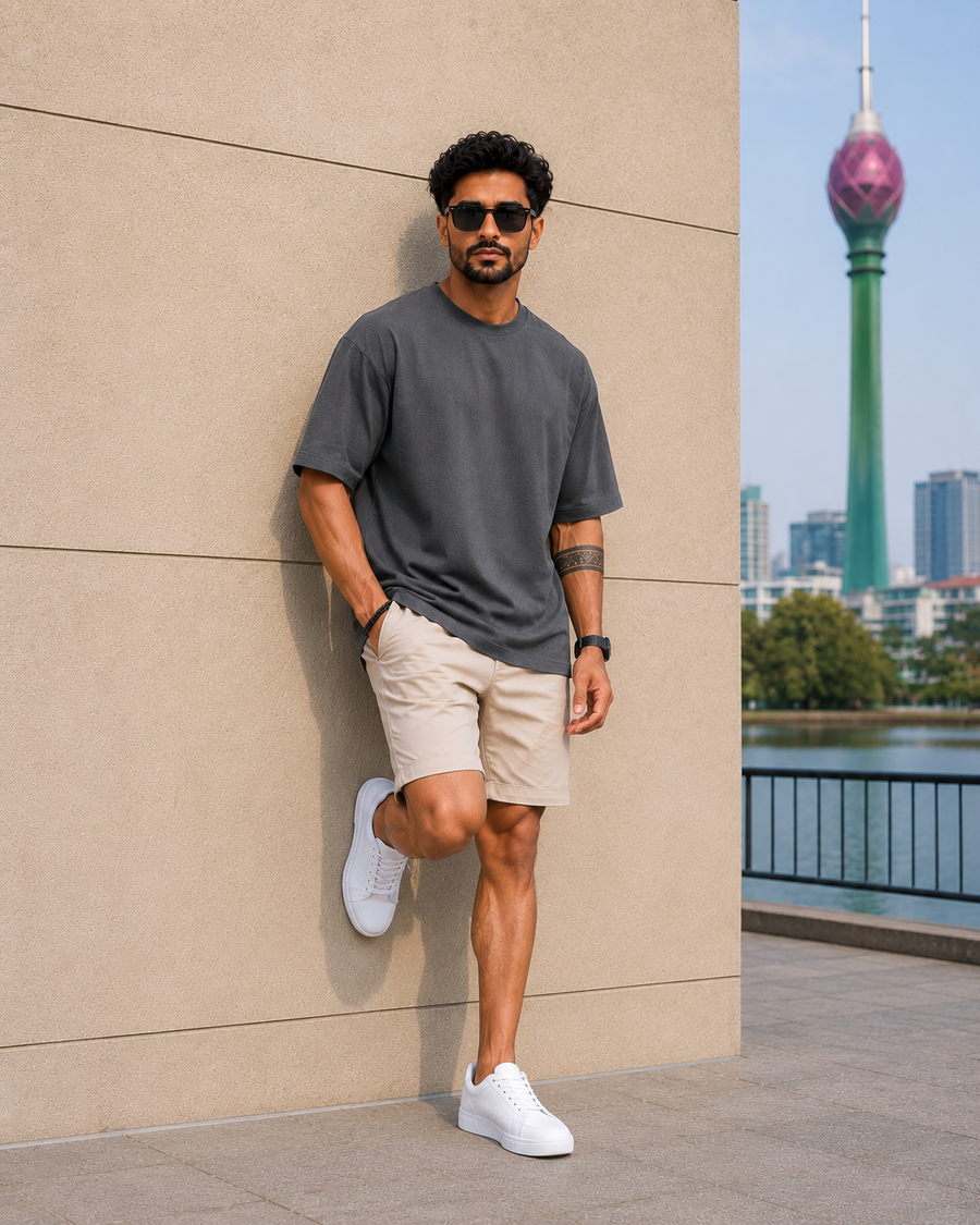 240 GSM Unisex Oversized - Dark Ash