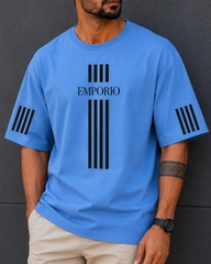 'EMPORIO'  Graphic Oversized T-shirt