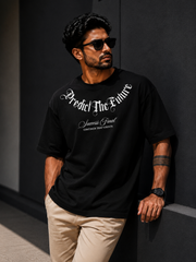 'Predict The Future' Oversized Graphic T-Shirt