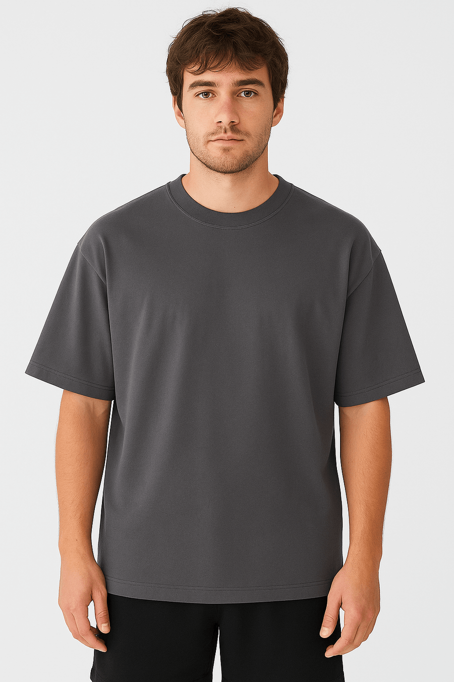 190 GSM Oversized - Dark Ash