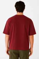 190 GSM Oversized - Maroon