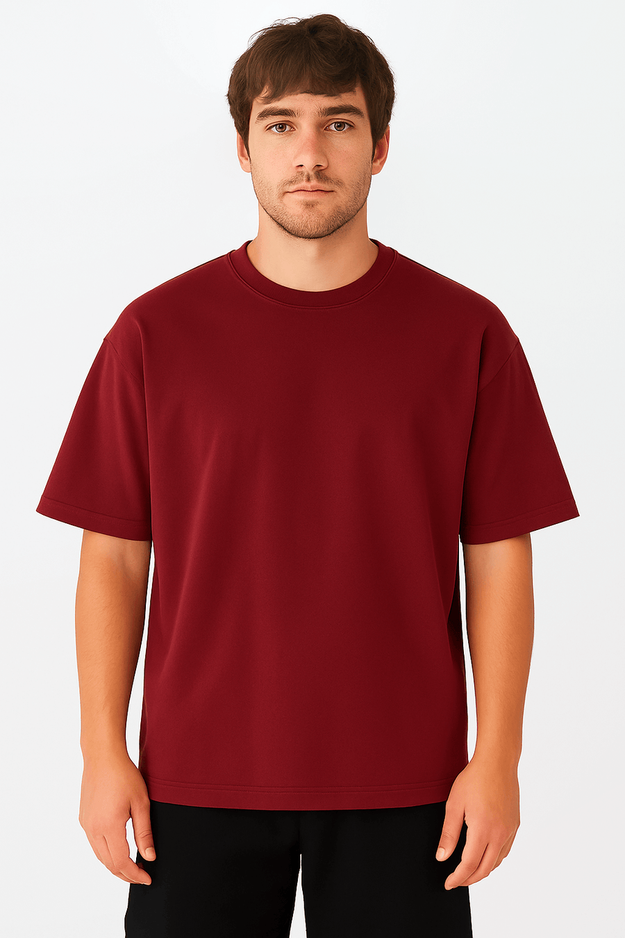 190 GSM Oversized - Maroon