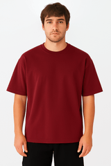 190 GSM Oversized - Maroon