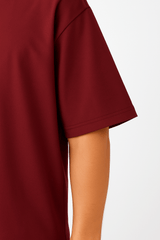 190 GSM Oversized - Maroon